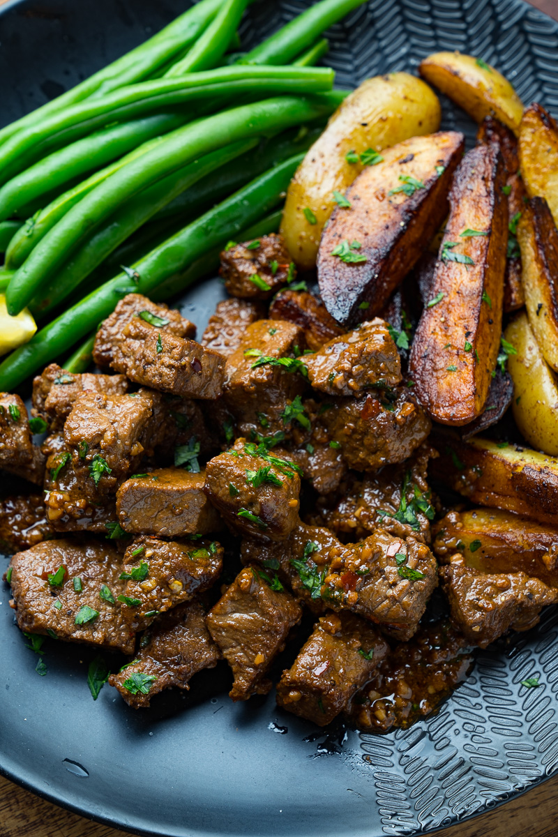 Garlic Butter Skillet Steak Bites and Potatoes Garlic Butter Skillet Steak Bites and Potatoes