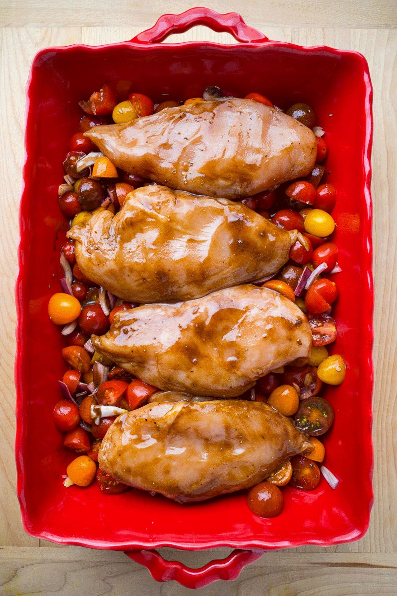 Balsamic Caprese Baked Chicken Balsamic Caprese Baked Chicken