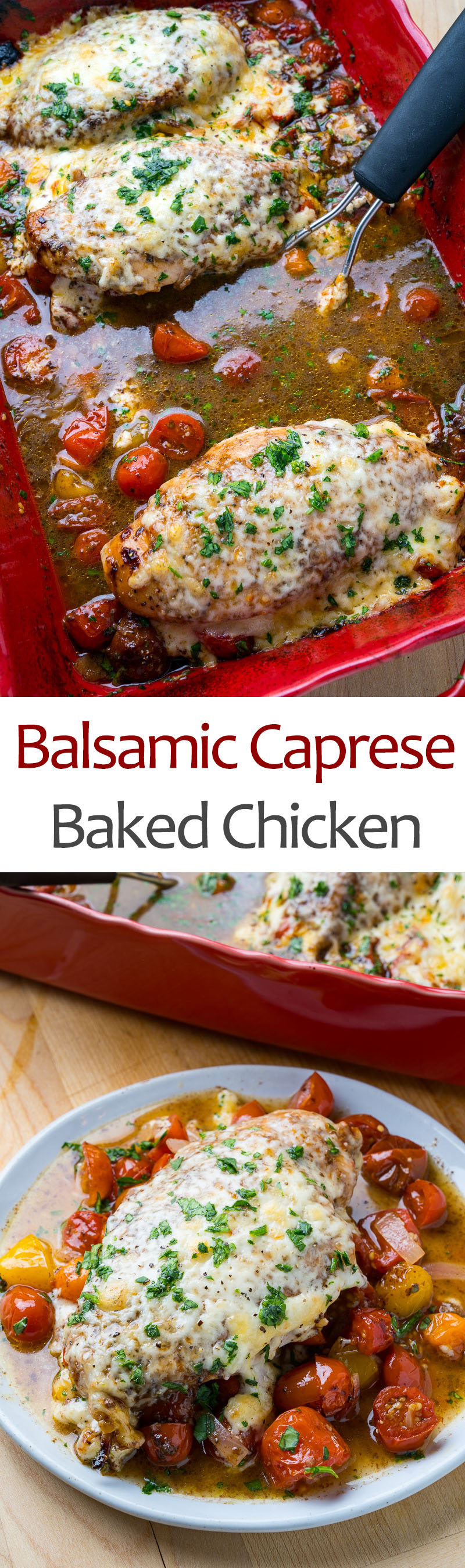 Balsamic Caprese Baked Chicken Balsamic Caprese Baked Chicken