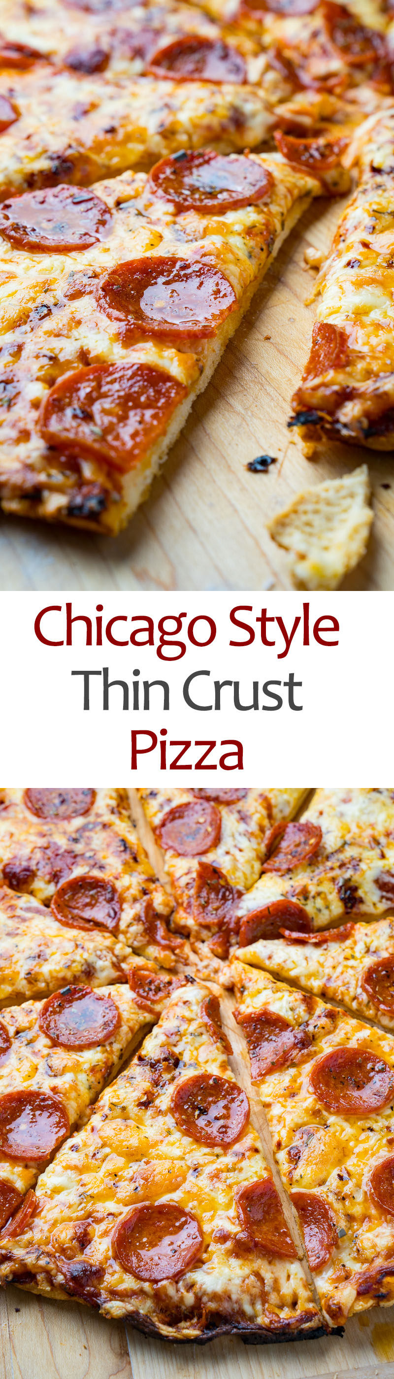 Chicago Style Thin Crust Pizza Chicago Style Thin Crust Pizza