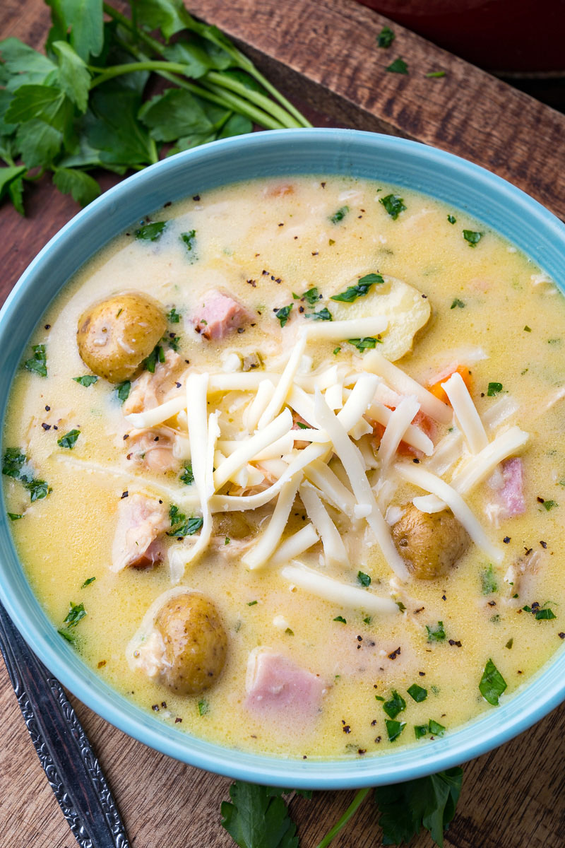 Chicken Cordon Bleu Soup Chicken Cordon Bleu Soup