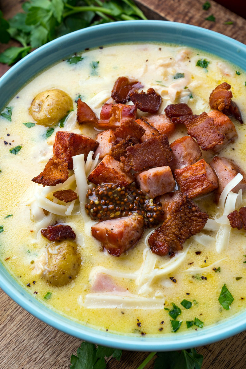 Chicken Cordon Bleu Soup Chicken Cordon Bleu Soup