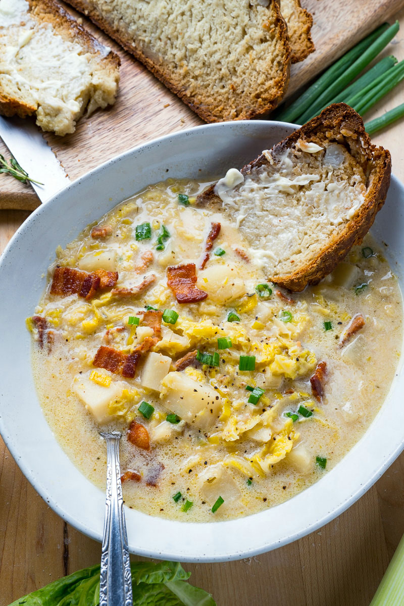 Colcannon Soup (aka Irish Potato and Cabbage Soup with Bacon) Colcannon Soup (aka Irish Potato and Cabbage Soup with Bacon)