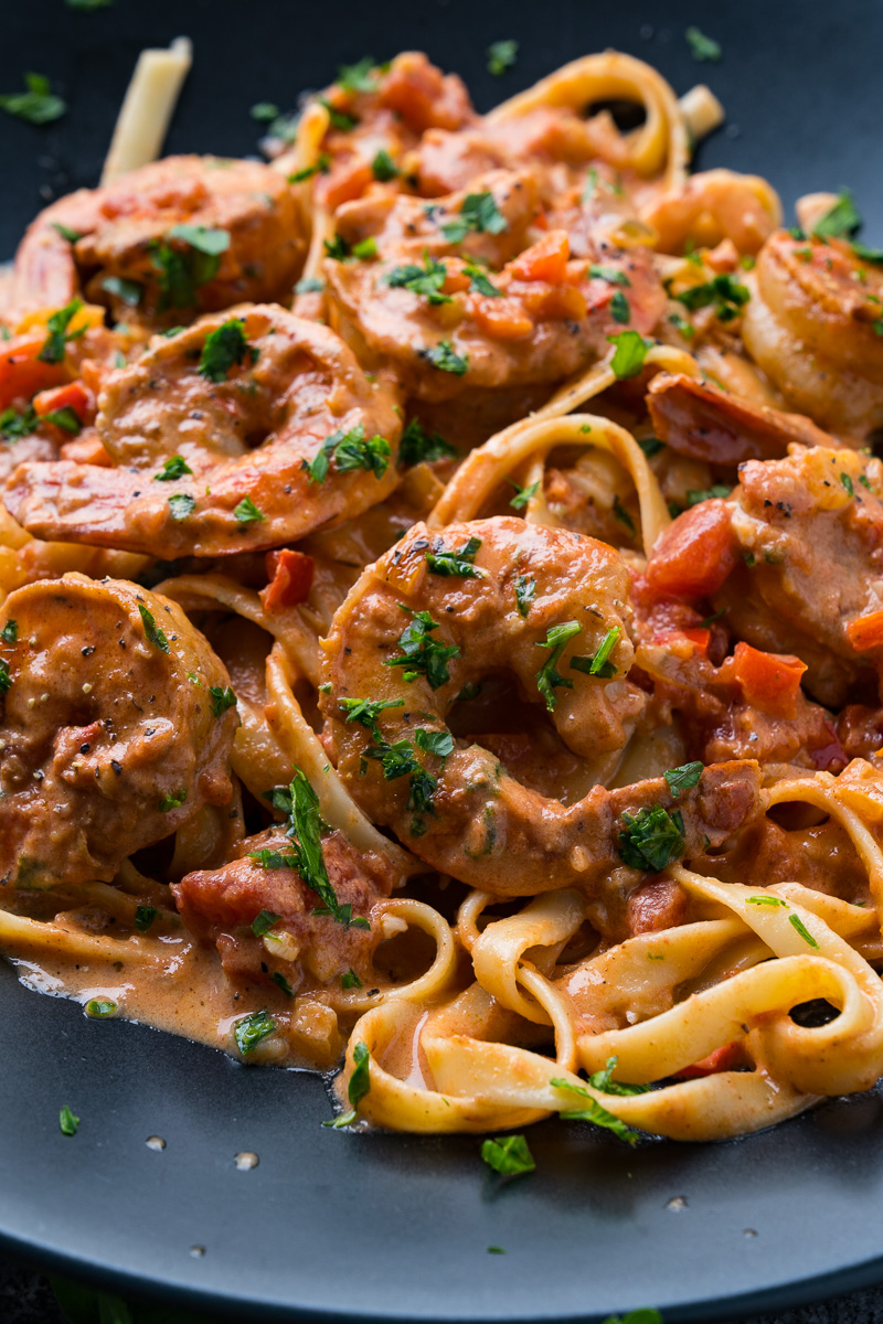 Creamy Cajun Tomato and Garlic Shrimp Pasta Creamy Cajun Tomato and Garlic Shrimp Pasta