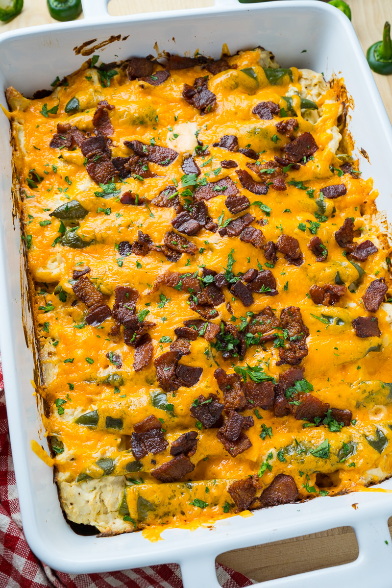 Jalapeno Popper Chicken Casserole