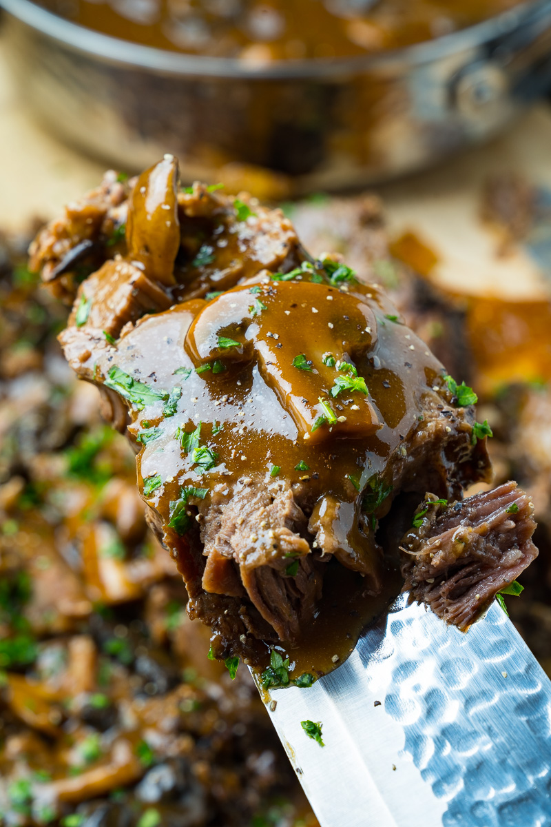 Slow Cooker Mushroom Pot Roast Slow Cooker Mushroom Pot Roast