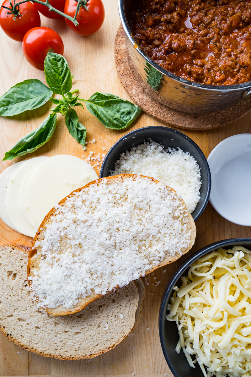 Bolognese Grilled Cheese Bolognese Grilled Cheese