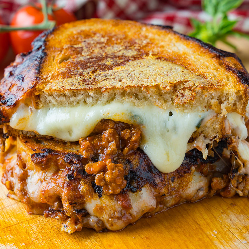 Bolognese Grilled Cheese