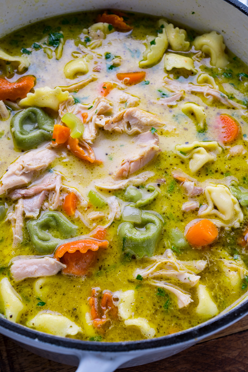 Chicken Tortellini Soup Chicken Tortellini Soup