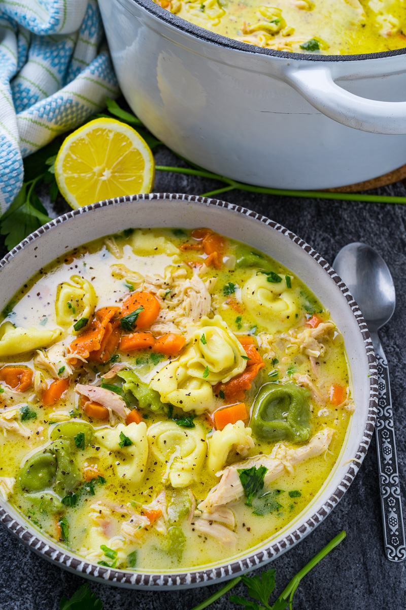 Chicken Tortellini Soup Chicken Tortellini Soup