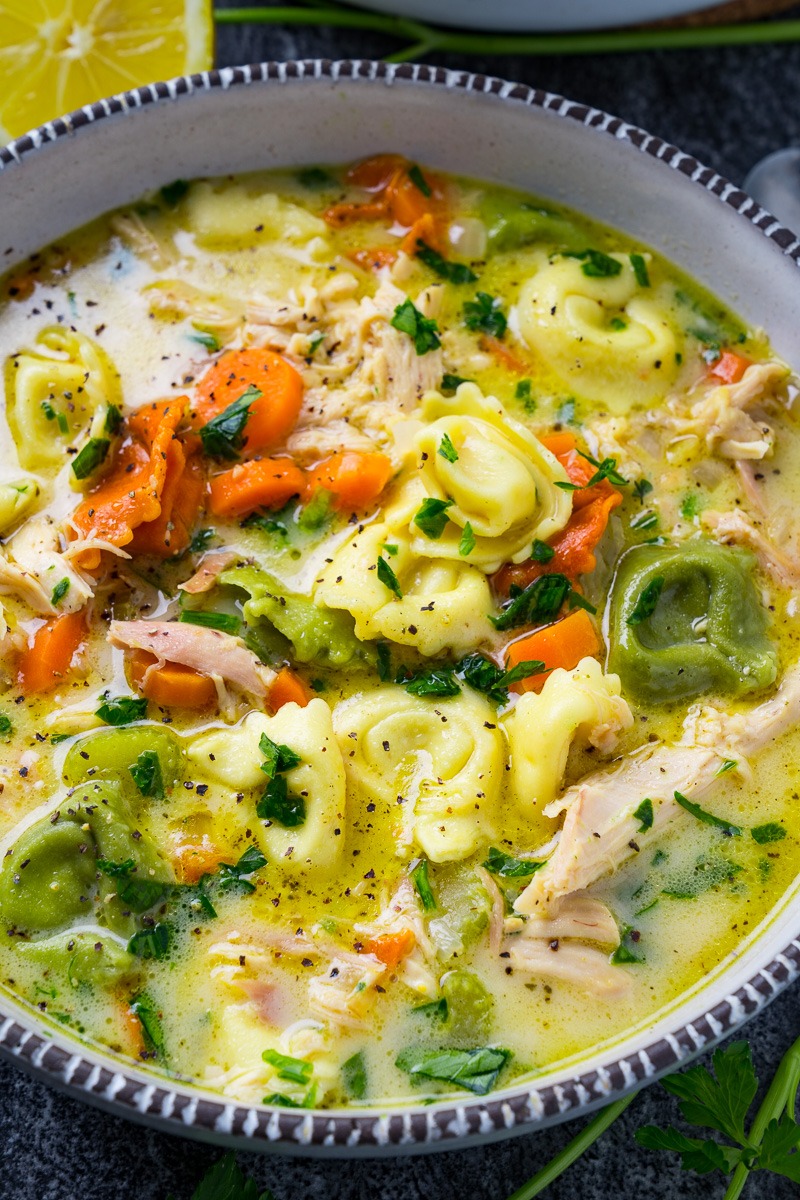 Chicken Tortellini Soup Chicken Tortellini Soup