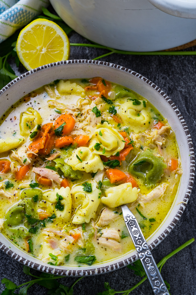 Chicken Tortellini Soup Chicken Tortellini Soup