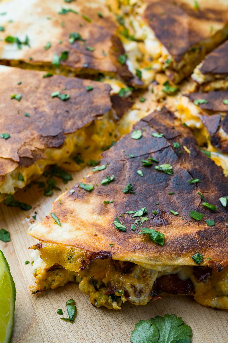 Chipotle Bacon and Egg Quesadillas Chipotle Bacon and Egg Quesadillas