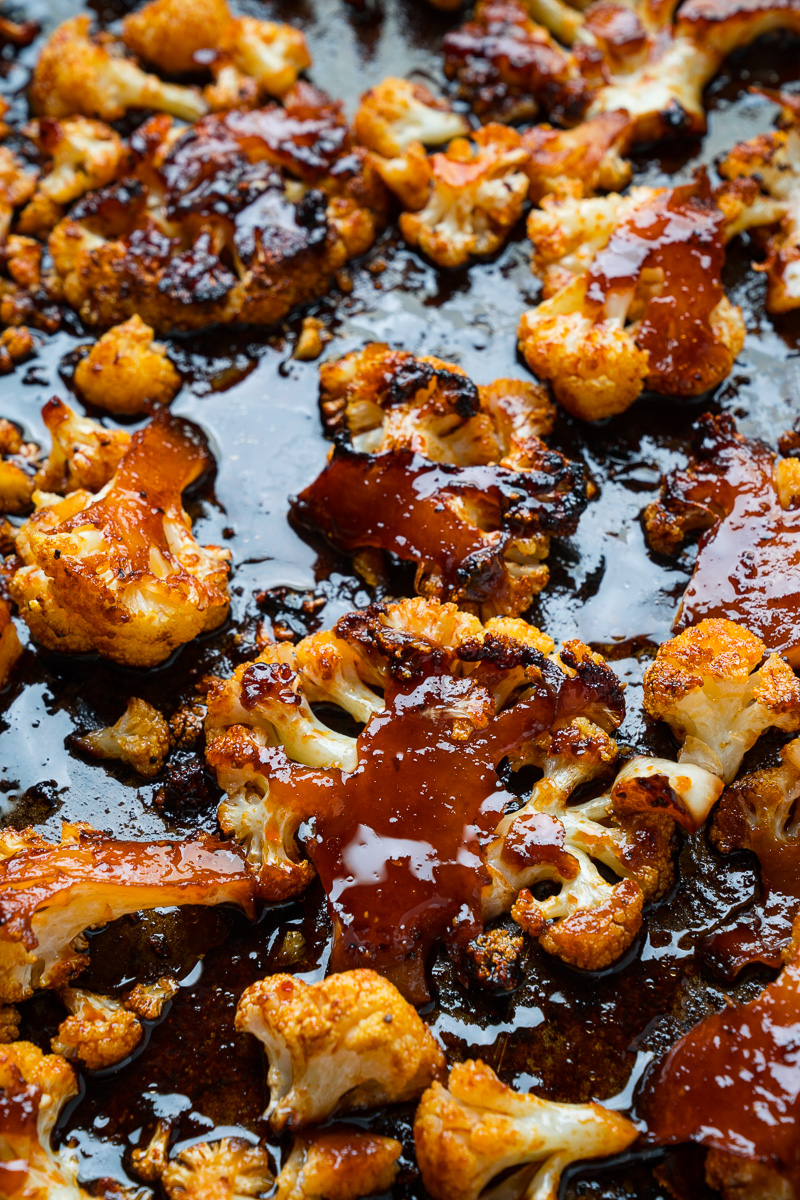 Maple Sriracha Roasted Cauliflower Maple Sriracha Roasted Cauliflower