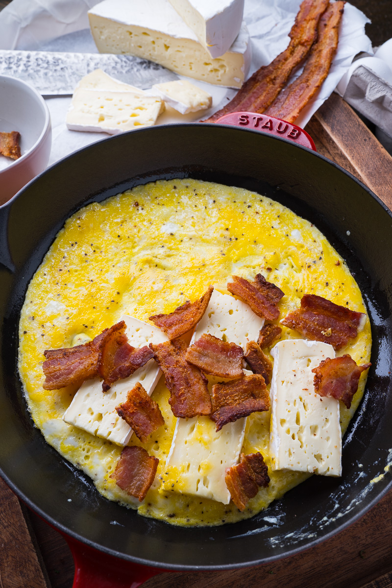 Bacon and Brie Omelette Bacon and Brie Omelette