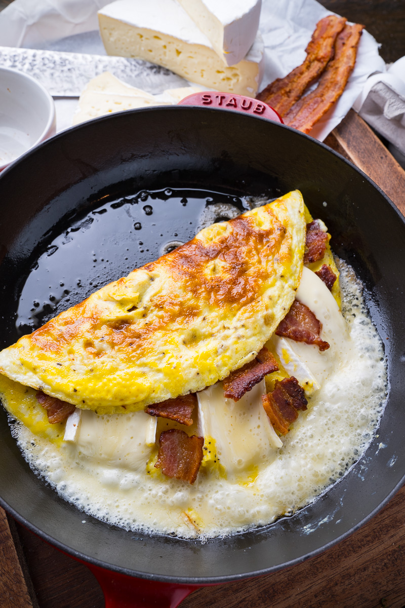 Bacon and Brie Omelette Bacon and Brie Omelette