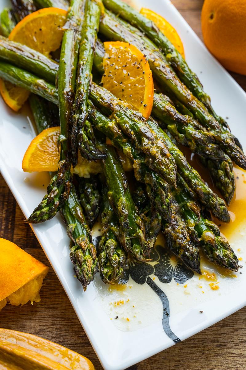 Orange Sesame Roast Asparagus Orange Sesame Roast Asparagus