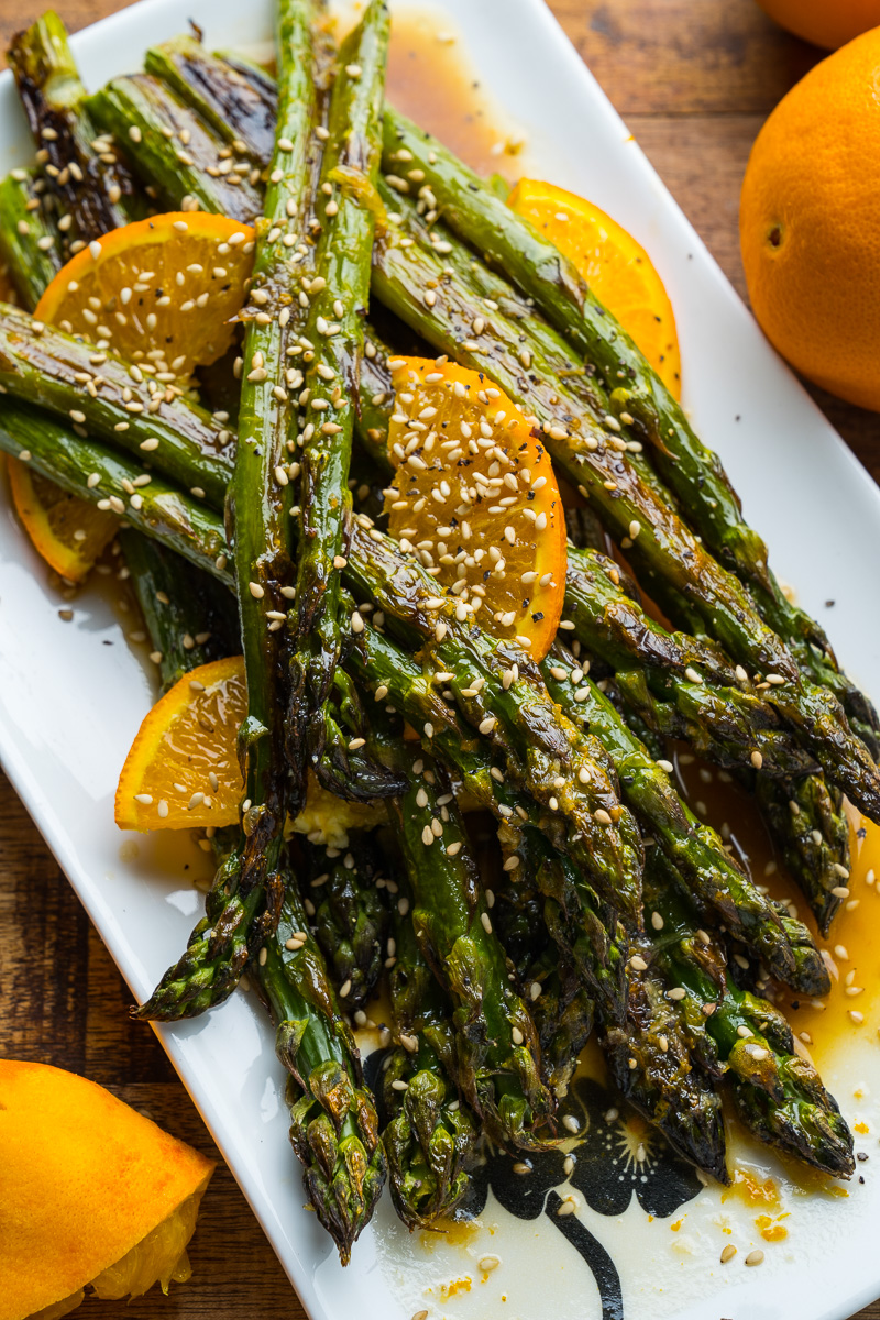 Orange Sesame Roast Asparagus Orange Sesame Roast Asparagus
