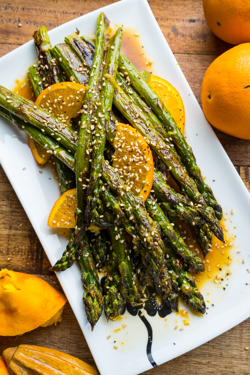 Orange Sesame Roast Asparagus Orange Sesame Roast Asparagus
