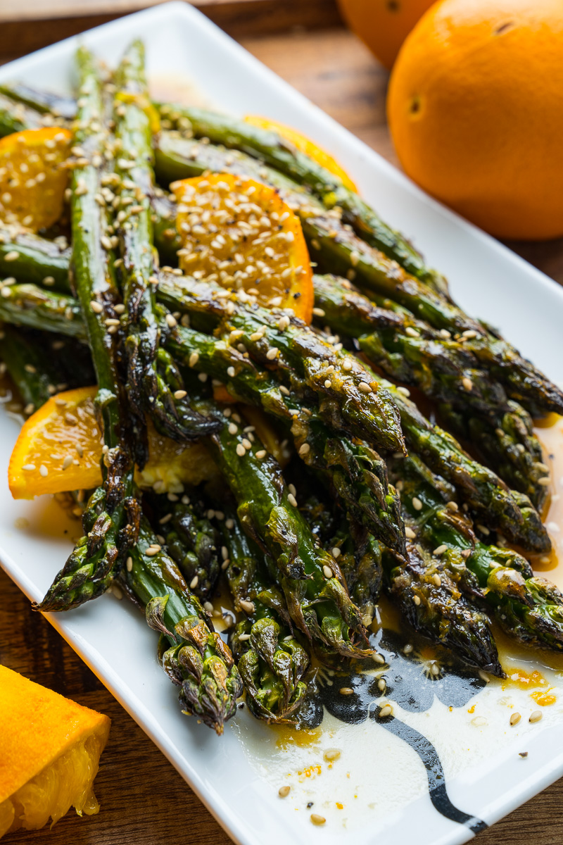 Orange Sesame Roast Asparagus Orange Sesame Roast Asparagus