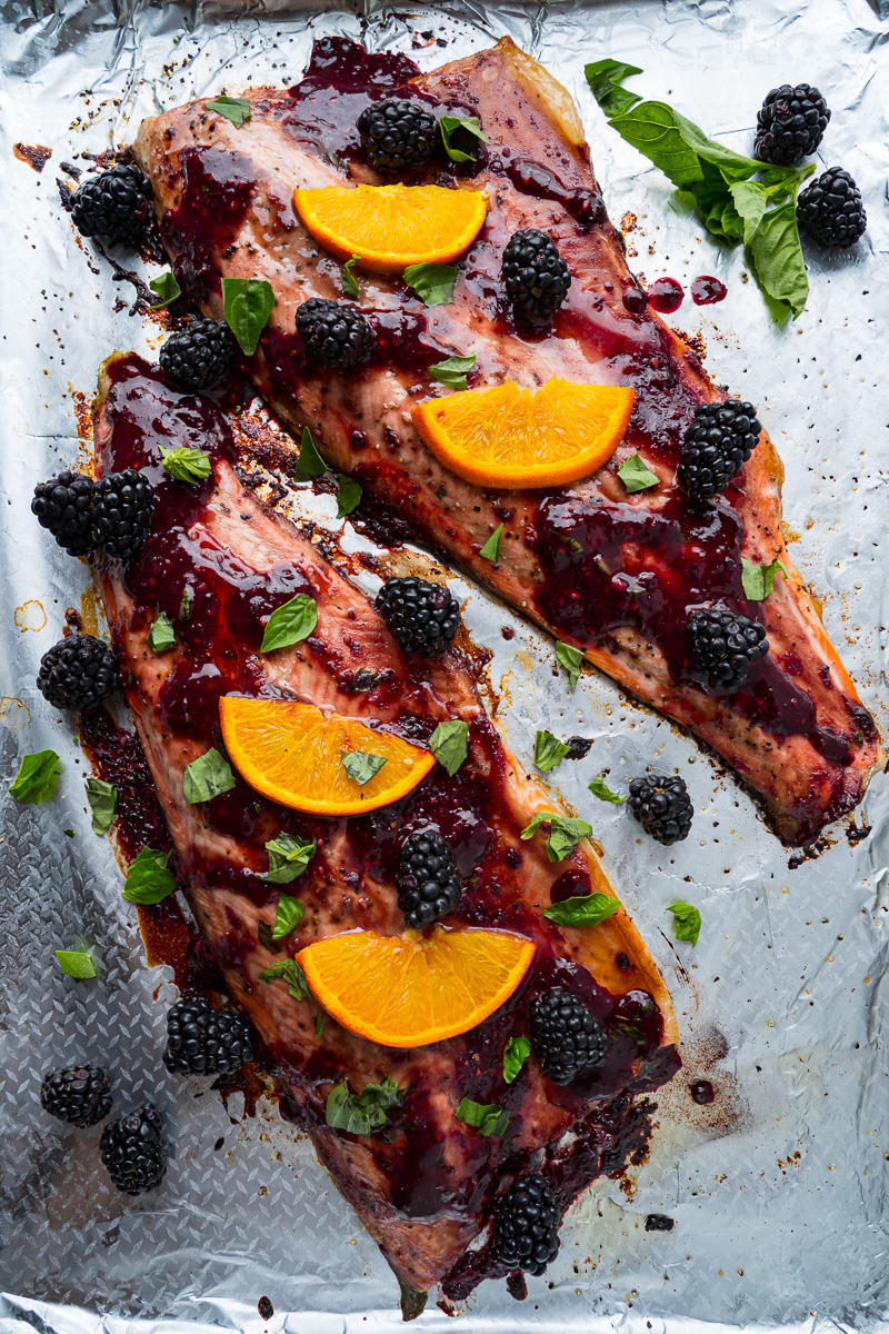 Blackberry Balsamic Trout Blackberry Balsamic Trout