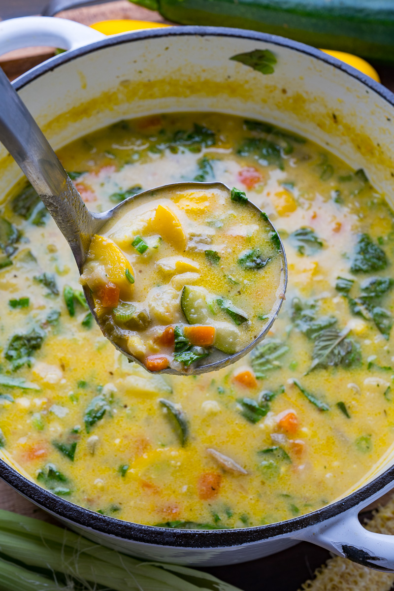 Corn and Zucchini Chowder Corn and Zucchini Chowder