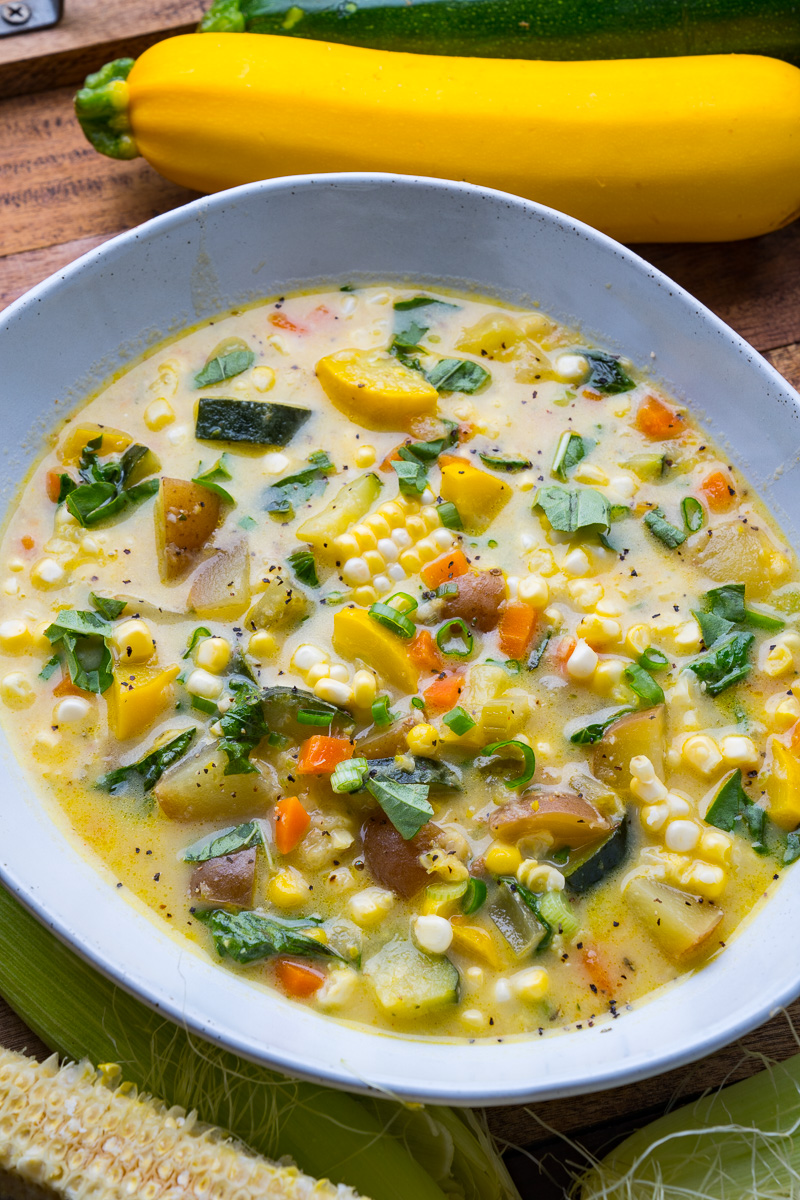 Corn and Zucchini Chowder Corn and Zucchini Chowder