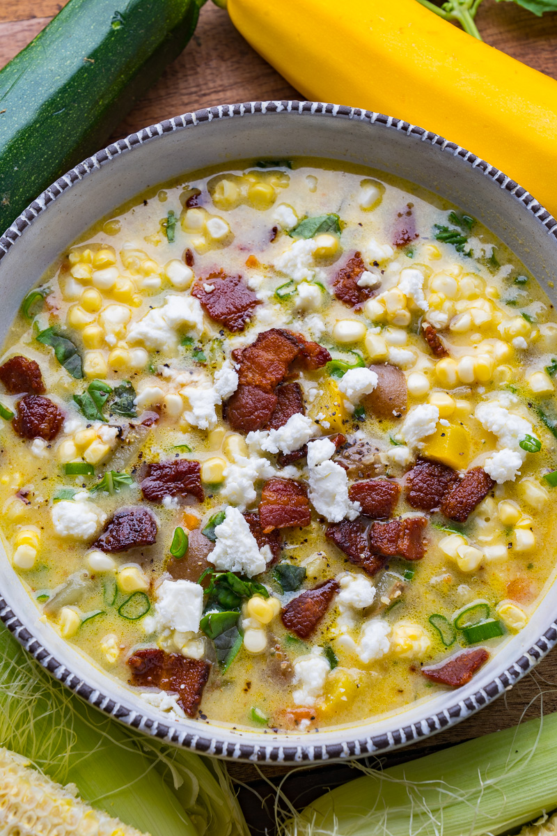 Corn and Zucchini Chowder Corn and Zucchini Chowder