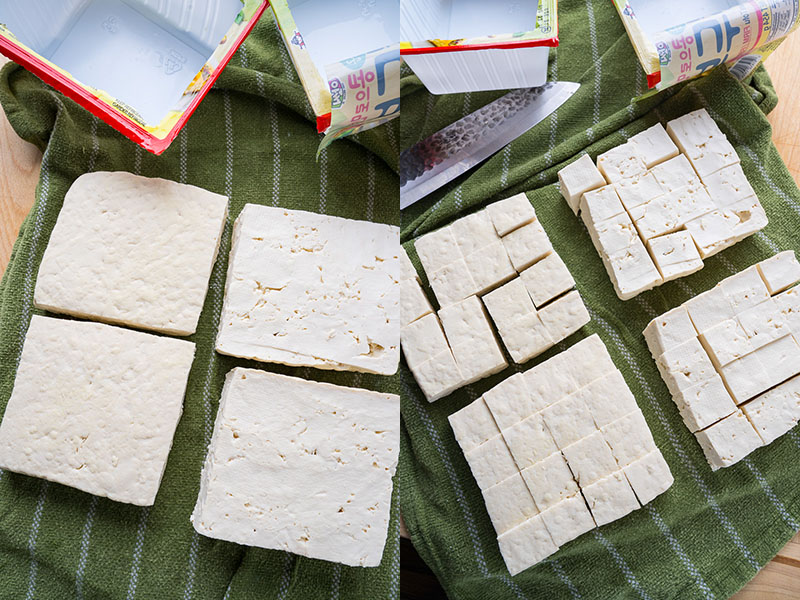 Crispy Baked Firecracker Tofu on Coconut Cauliflower Rice Crispy Baked Firecracker Tofu on Coconut Cauliflower Rice