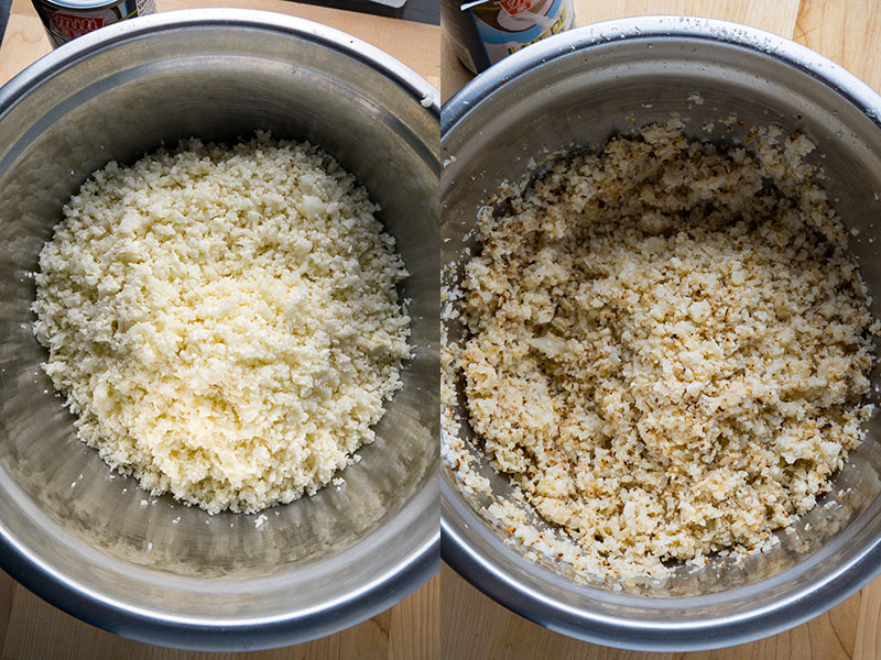 Crispy Baked Firecracker Tofu on Coconut Cauliflower Rice Crispy Baked Firecracker Tofu on Coconut Cauliflower Rice