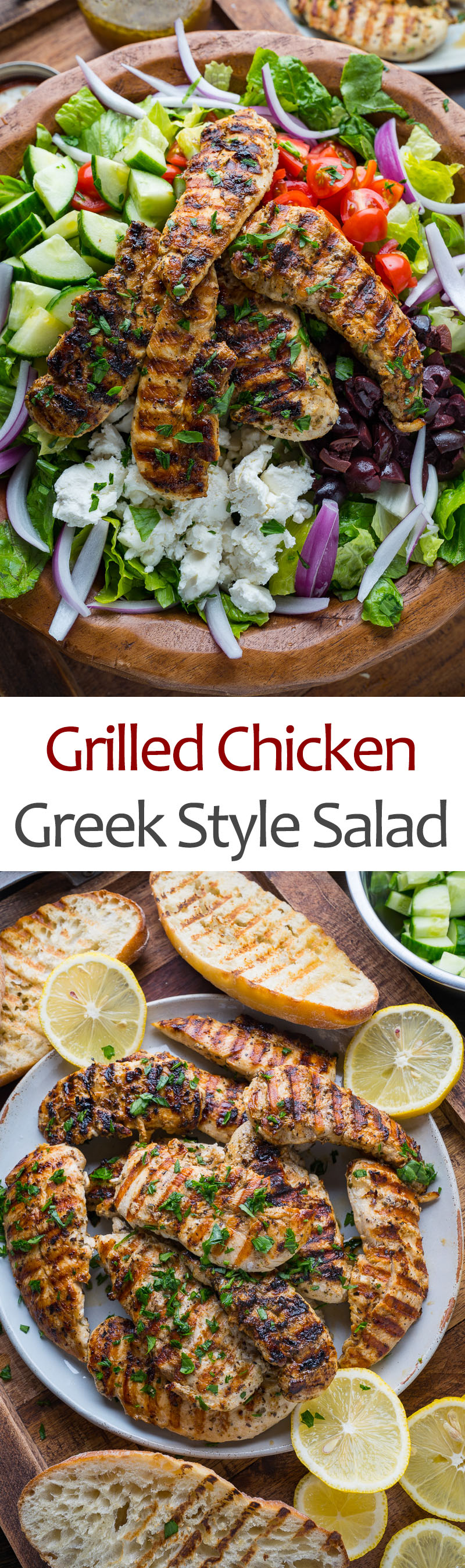 Greek Style Grilled Chicken Salad Greek Style Grilled Chicken Salad