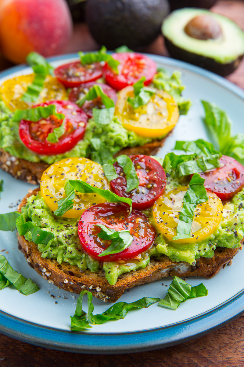 Tomato and Goat Cheese Avocado Toast with Balsamic Glaze Tomato and Goat Cheese Avocado Toast with Balsamic Glaze