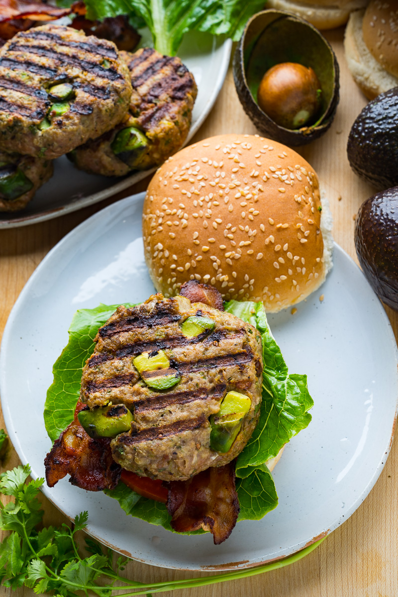 Avocado Chicken Burgers Avocado Chicken Burgers