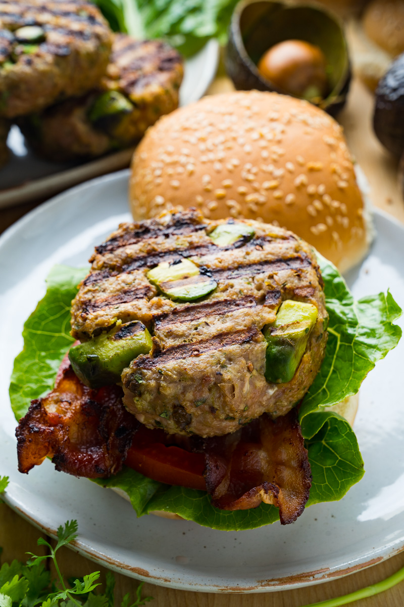 Avocado Chicken Burgers Avocado Chicken Burgers