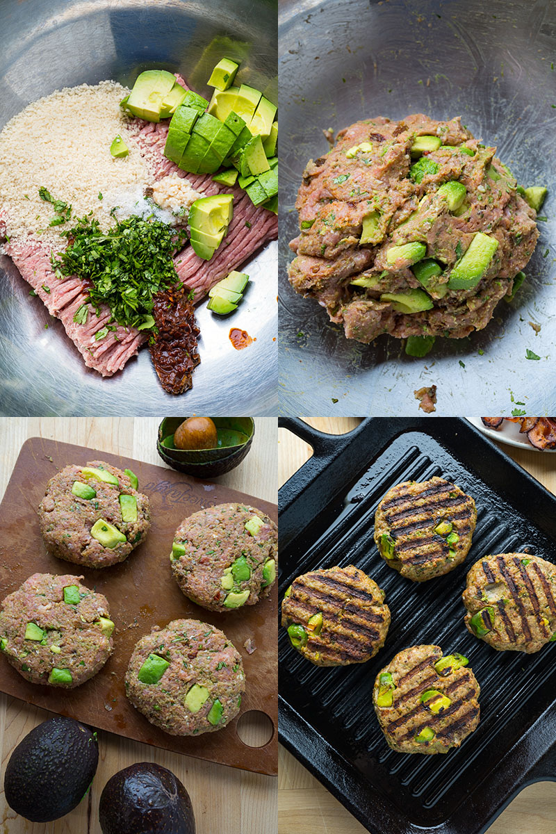 Avocado Chicken Burgers Avocado Chicken Burgers