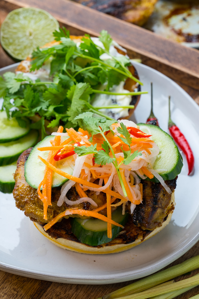 Lemongrass Chicken Banh Mi Lemongrass Chicken Banh Mi