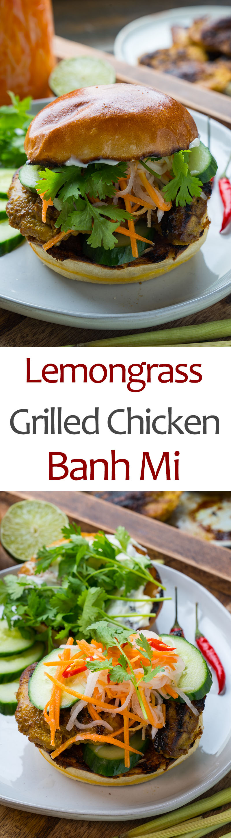 Lemongrass Chicken Banh Mi Lemongrass Chicken Banh Mi