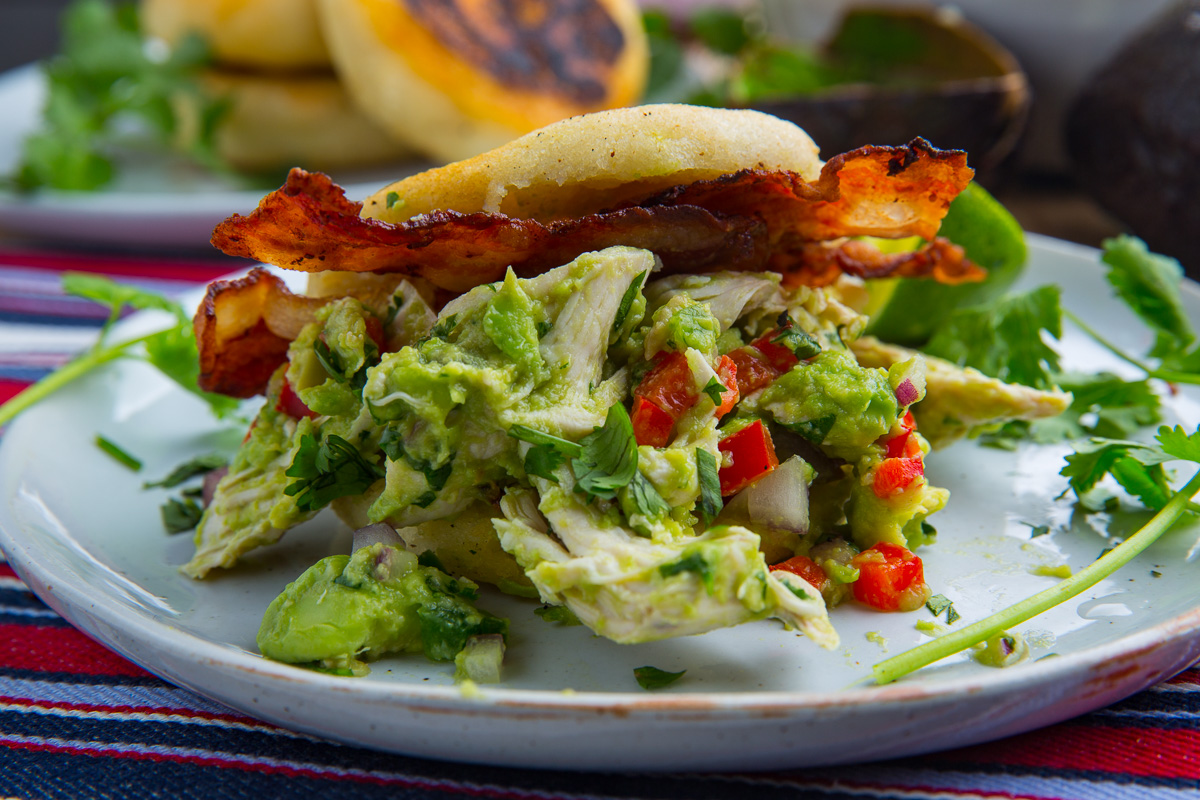 Reina Pepiada Arepa (Chicken and Avocado Sandwich) Reina Pepiada Arepa (Chicken and Avocado Sandwich)