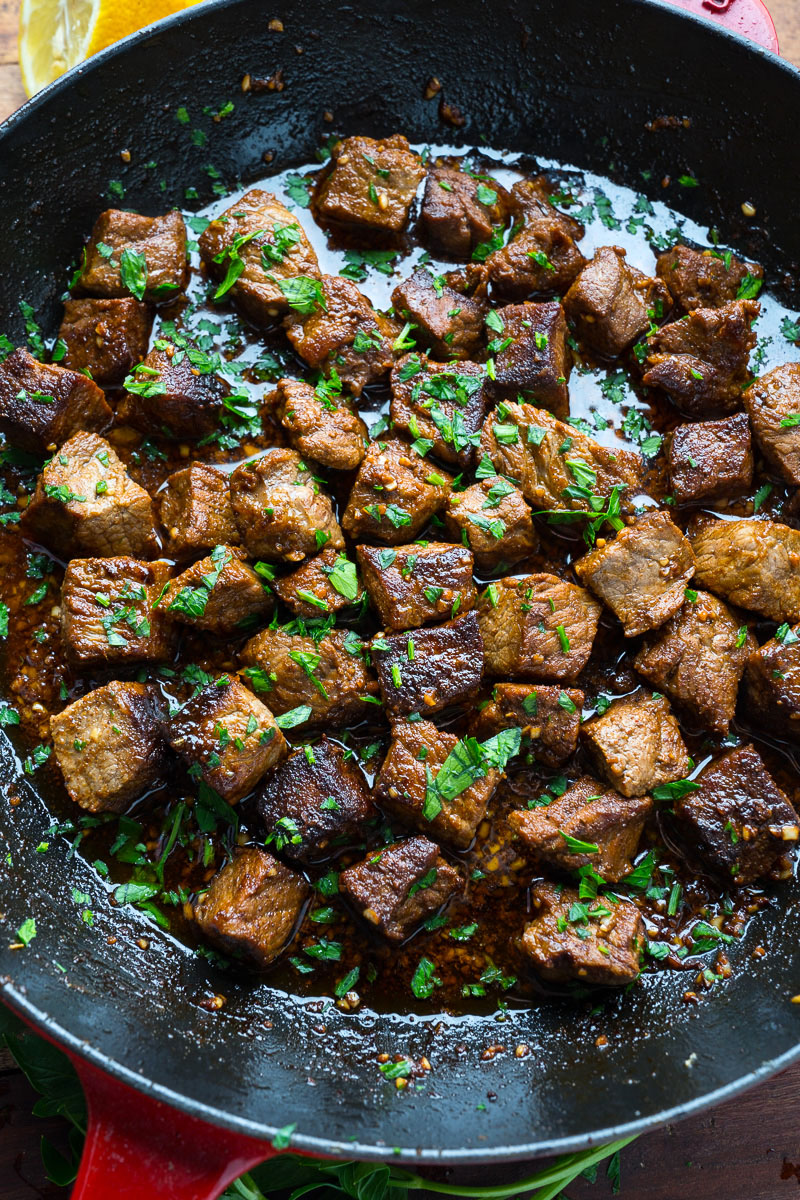 Cajun Garlic Butter Steak Bites Cajun Garlic Butter Steak Bites