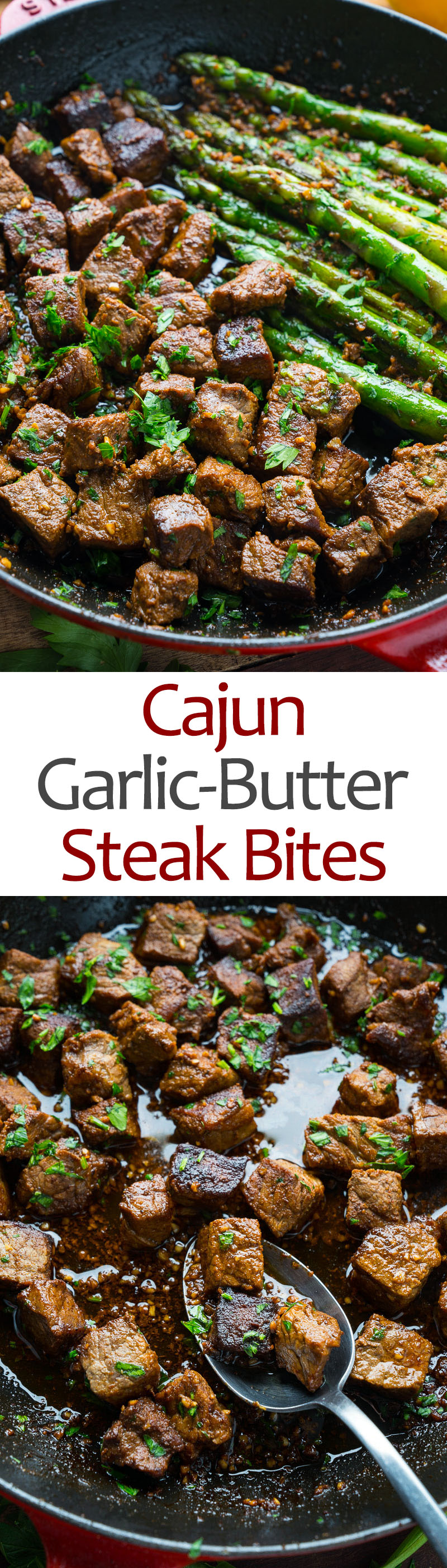 Cajun Garlic Butter Steak Bites Cajun Garlic Butter Steak Bites