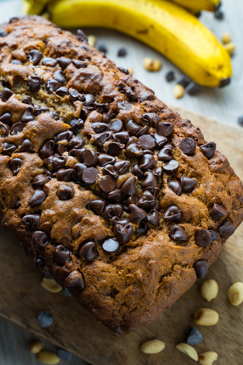 Chocolate Chip Peanut Butter Banana Bread Chocolate Chip Peanut Butter Banana Bread
