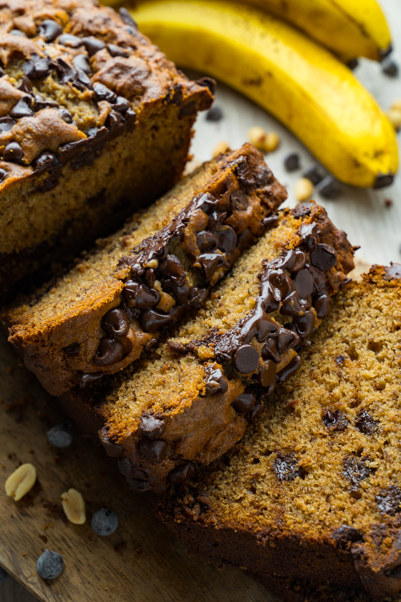 Chocolate Chip Peanut Butter Banana Bread Chocolate Chip Peanut Butter Banana Bread