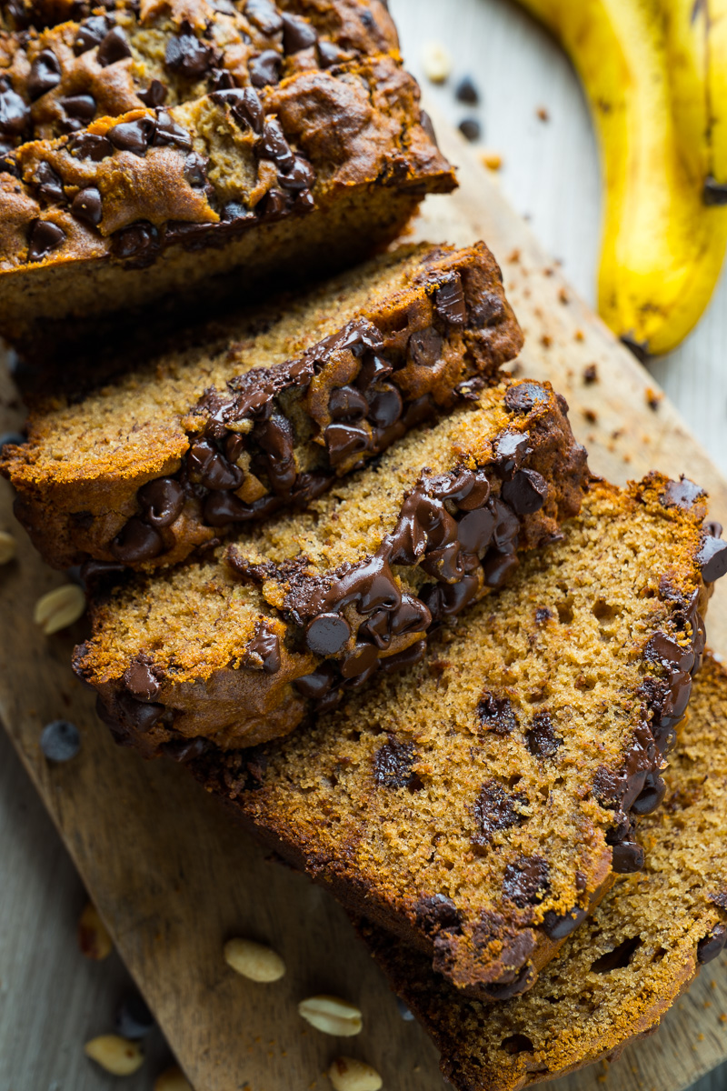 Chocolate Chip Peanut Butter Banana Bread Chocolate Chip Peanut Butter Banana Bread