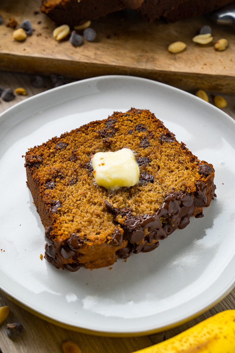 Chocolate Chip Peanut Butter Banana Bread Chocolate Chip Peanut Butter Banana Bread