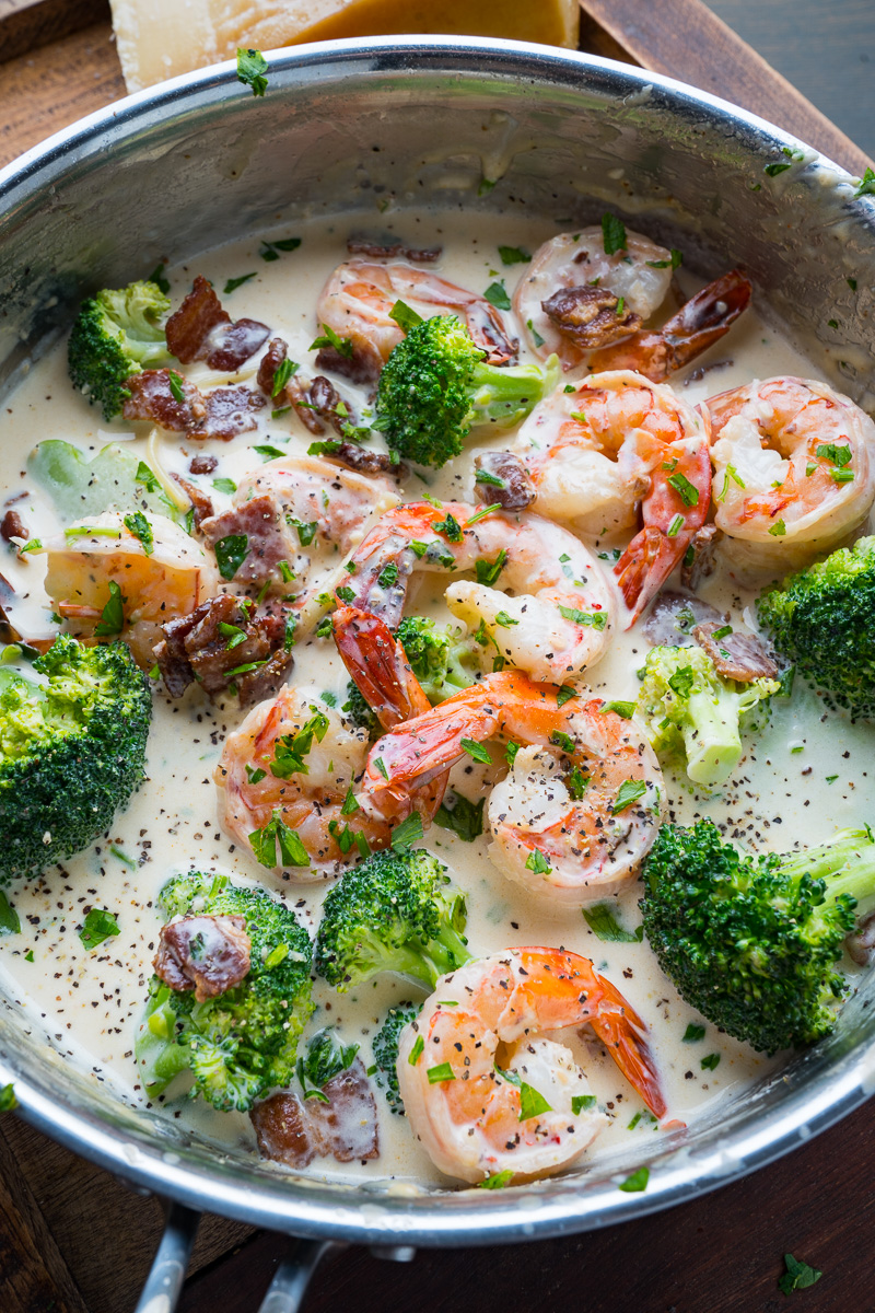 Creamy Shrimp Alfredo Linguine Creamy Shrimp Alfredo Linguine