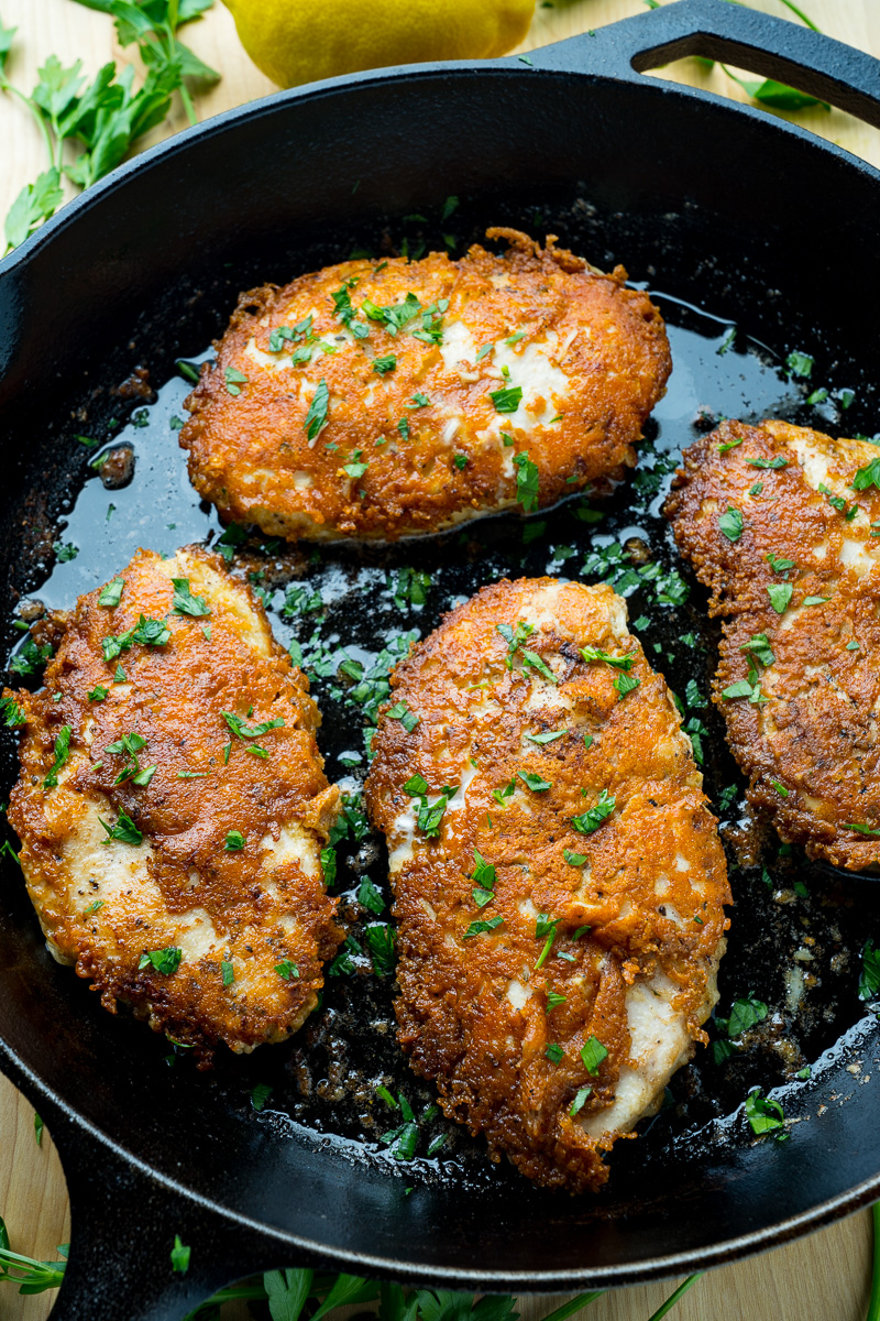 Crispy Parmesan Crusted Chicken Crispy Parmesan Crusted Chicken
