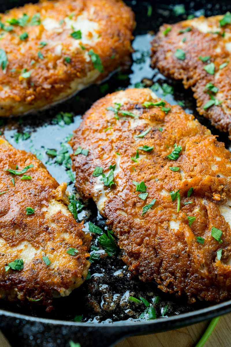 Crispy Parmesan Crusted Chicken Crispy Parmesan Crusted Chicken