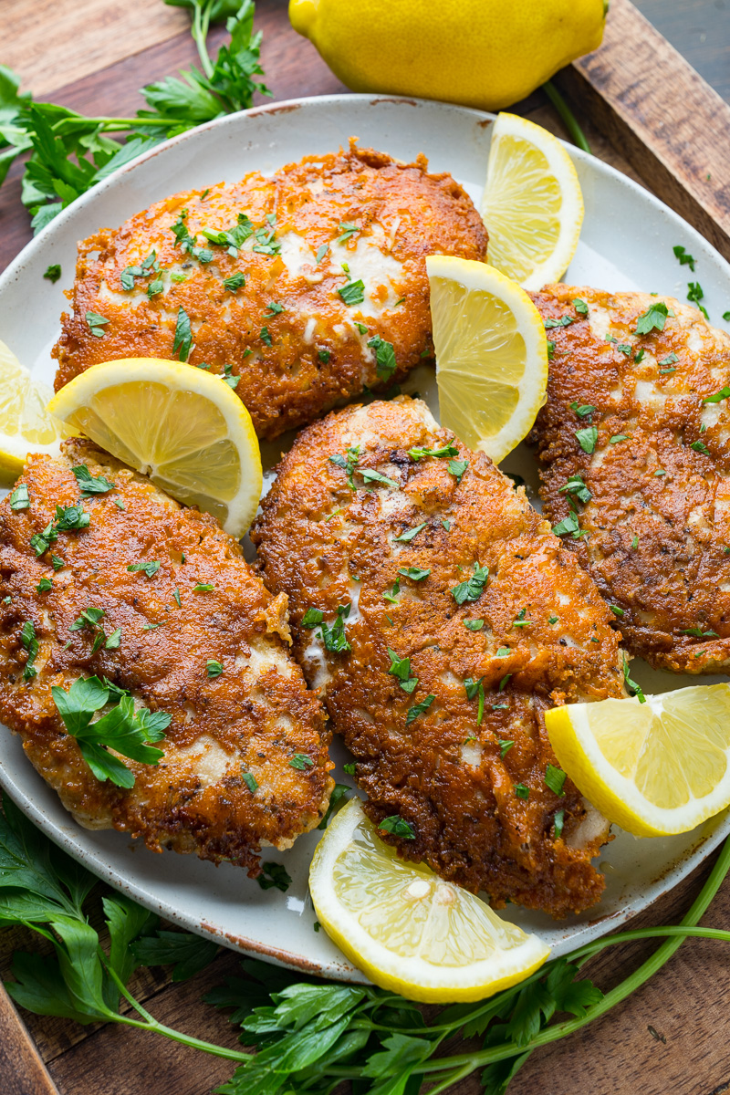 Crispy Parmesan Crusted Chicken Crispy Parmesan Crusted Chicken