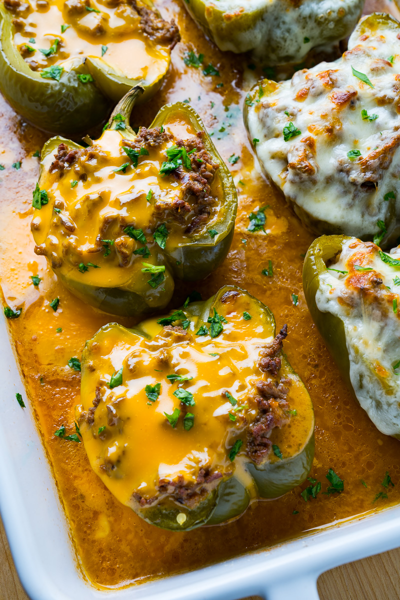 Philly Cheesesteak Stuffed Peppers