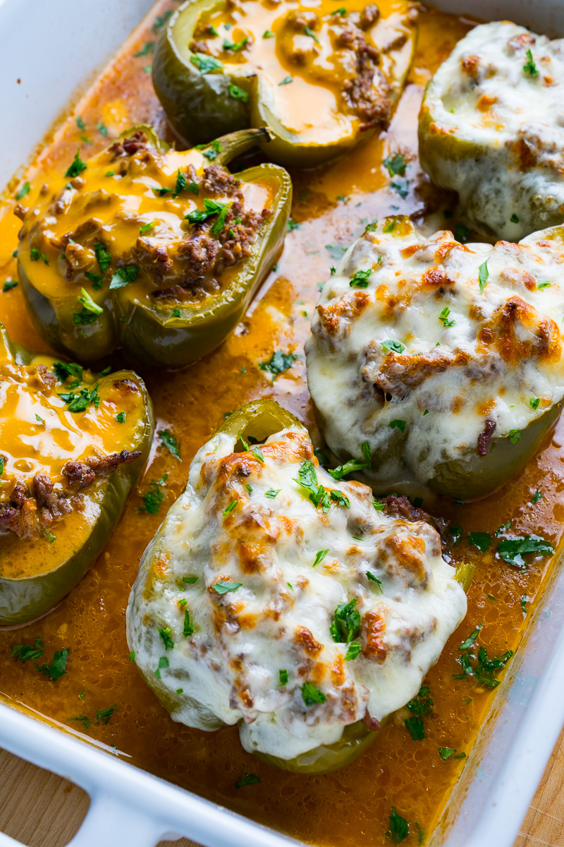 Philly Cheesesteak Stuffed Peppers Philly Cheesesteak Stuffed Peppers